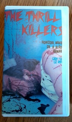 The Thrill Killers, Homicidal Maniacs on bloody Rampage  (VHS, B&W) Camp Video