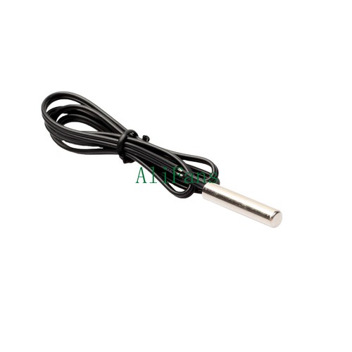 NTC 3435 10K Ohm 1% Thermistor Temperature Sensor Cylinder Probe 1M Wire - Picture 2 of 5