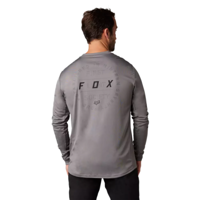 Fox Racing Ranger Long Sleeve MTB Jersey - Font - Dark Gray - 2022