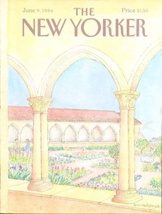 New-Yorker-cover-Van-Rynbach-Cloisters-garden-6-9-1986