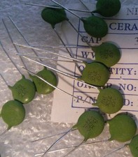 Qty 50 pcs-NIC Components-332K1KVY5P Ceramic Disc Caps 3300pf,1000WVDC, 10%,Y5P