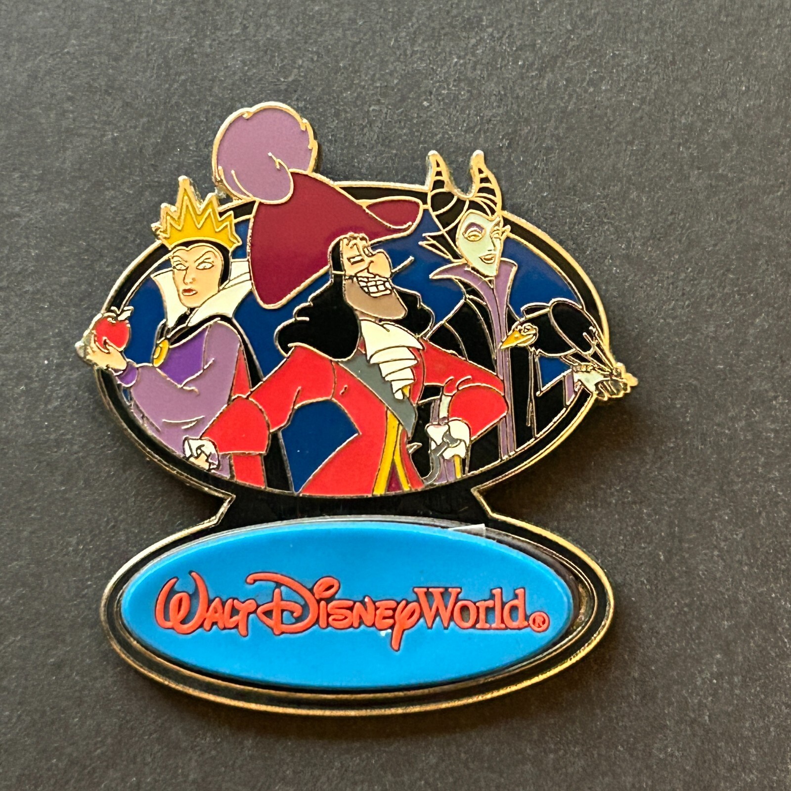 Create Your Own - Captain Hook, Evil Queen, Maleficent Disney Pin 65760
