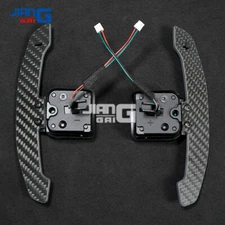 Magnetic Carbon Fiber Steering Wheel Paddle Shifters for Mercedes-Benz C63 AMG 