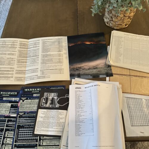 Large Lot Of Role Playing Fantasy Game Accessories Board Manuals