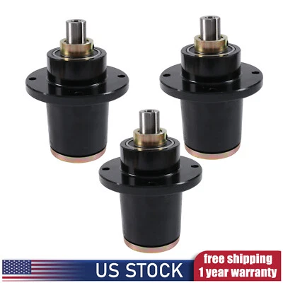 3 Pack Spindle Assy for Bad Boy 42" 48" 52" 60" 72" Deck 037-6015-50 037-6015-00