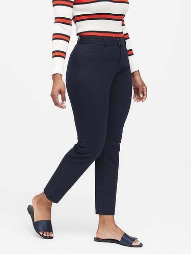 NWT BANANA REPUBLIC NAVY BLUE CURVY 