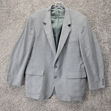Vintage Garrison Park Men's Camel Hair Blazer Gray Measured