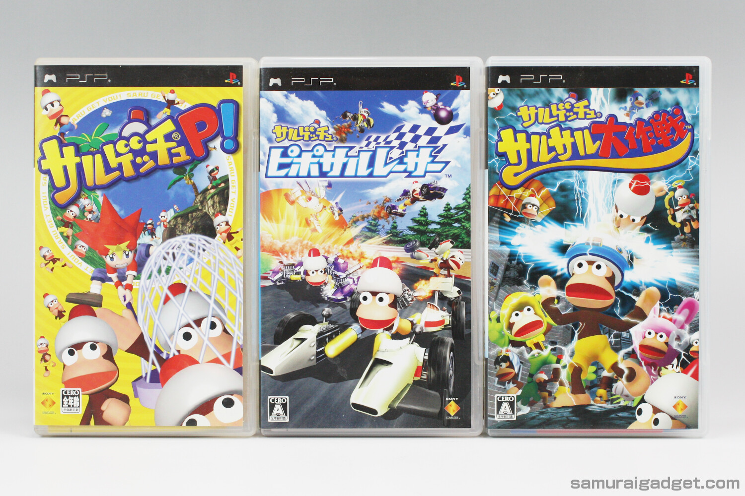 Sarugetchu P ! & Saru Racer & Daisakusen (Ape Escape 3Games) PSP [Japan Import]