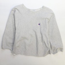 Vintage Champion Reverse Weave Crewneck Sweatshirt Size Medium Gray 80s