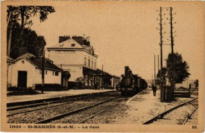 CPA AK St-MAMMES la gare (977717)