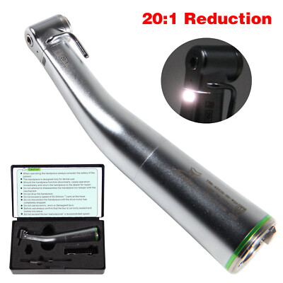 Pièce à Main Dentaire Fibre Optique LED 1:1/1:5 - Angle Implant 20:1, Neuf, Pour Dentiste, Marque SANDENT