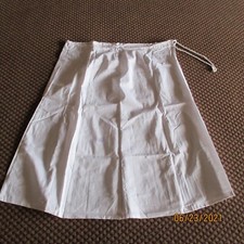 WHITE New PETICOAT Chaniya for SARI Cotton Blend CHANIYO to wear Underneth SAREE