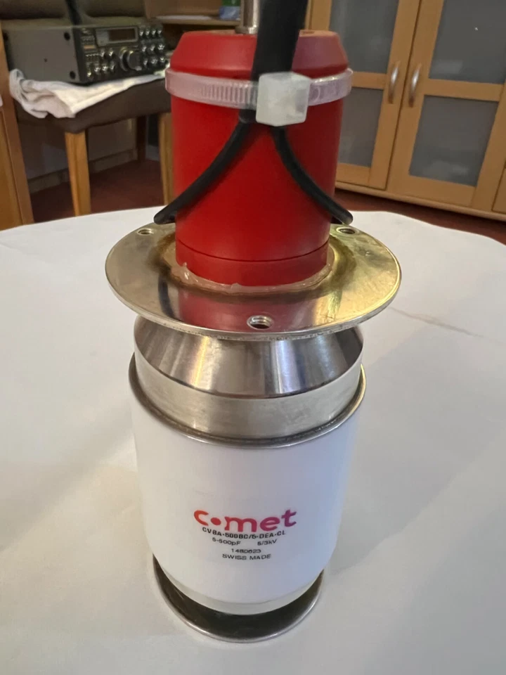 Condensatore sottovuoto Comet 5-500 pF 5/3 kV - Immagine 2 di 4