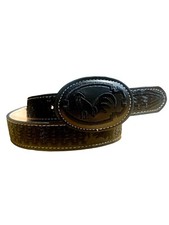Kid  s Western style belt Embroidered Cinto bordado vaquero Para Nino con Gallo