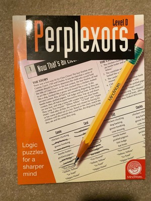 mindware perplexors level d logic puzzles ebay
