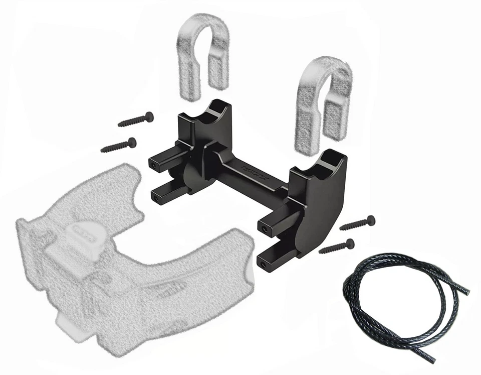 RIXEN & KAUL Rixen&Kaul Klickfix Distanzset E 90° E-Bike 90 grad winkel Adapter Cobi System