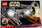 LEGO 8017 Star Wars Darth Vader's TIE Fighter RETIRED 95% w/Manual and Box!