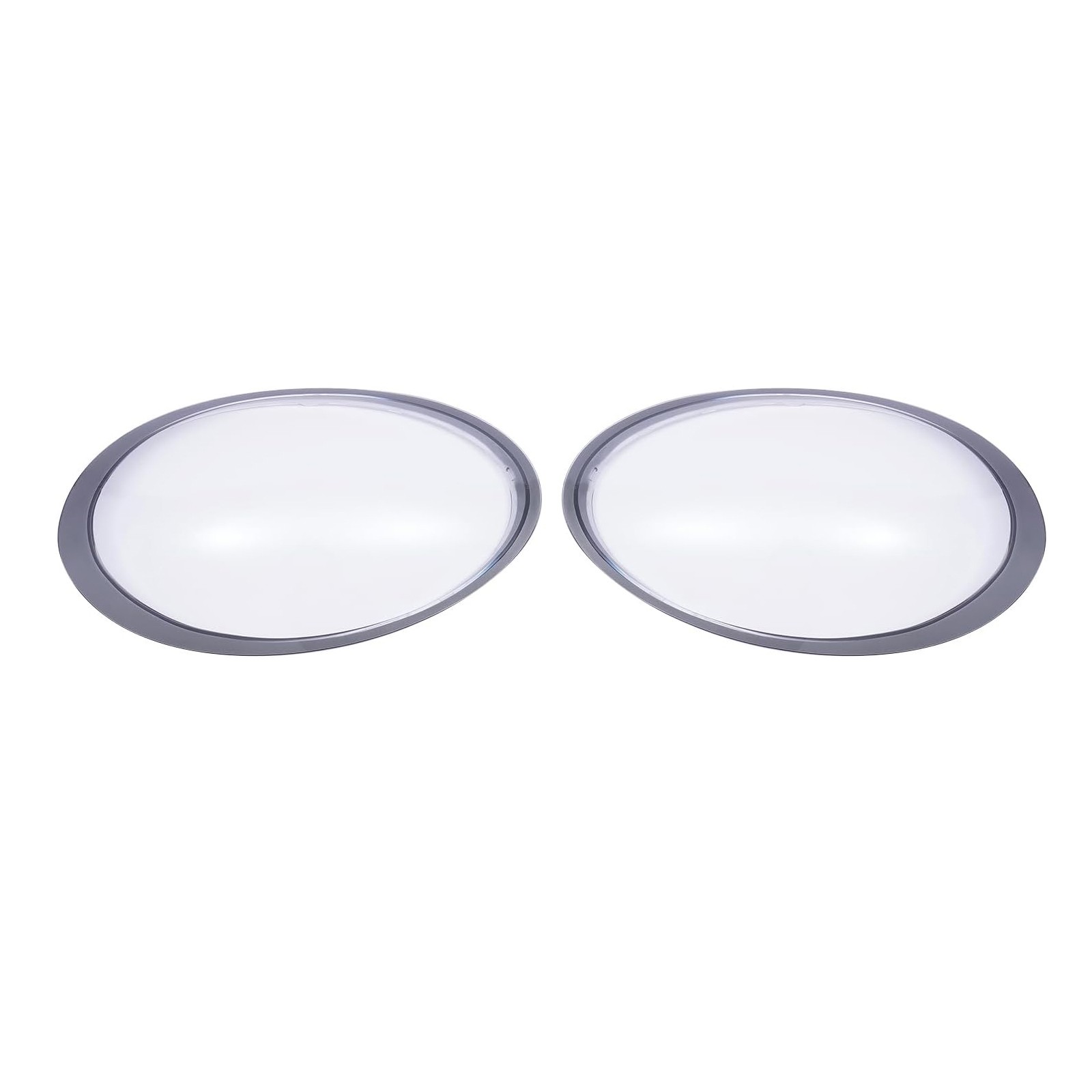 Pair Headlight Lens Cover Replacement For Porsche 911 991 Targa Carrera 2013-18