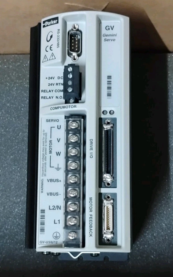 Parker GV-U3E-NK Gemini Servo Drive ( Warranty) - Brand New Surplus - Image 2 of 4