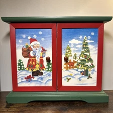 VTG 2003 Thomas Pacconi Classics Christmas Wood Advent Calendar Drawers Ornament