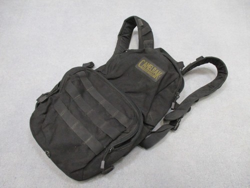 USED CAMELBAK 100oz MILITARY BLACK HYDRATION SYSTEM WATER PACK MULE w/ BLADDER