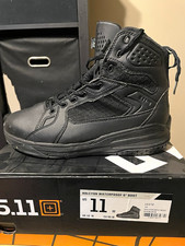 5.11 Tactical Halcyon Waterproof 6" Tactical Boots Black Men&rsquo;s US 11 Wide 12372