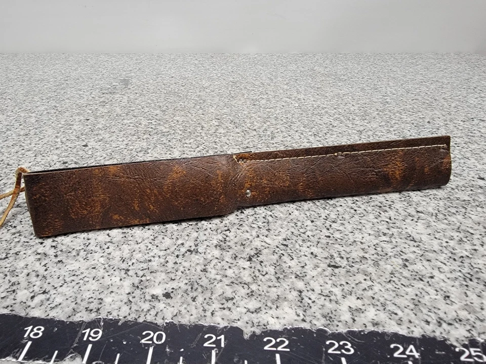 Cuchillo Filete Pescado Profesional Borde Diamante Imperial De Colección Funda De Cuero EE. UU. Foto 4 de 4