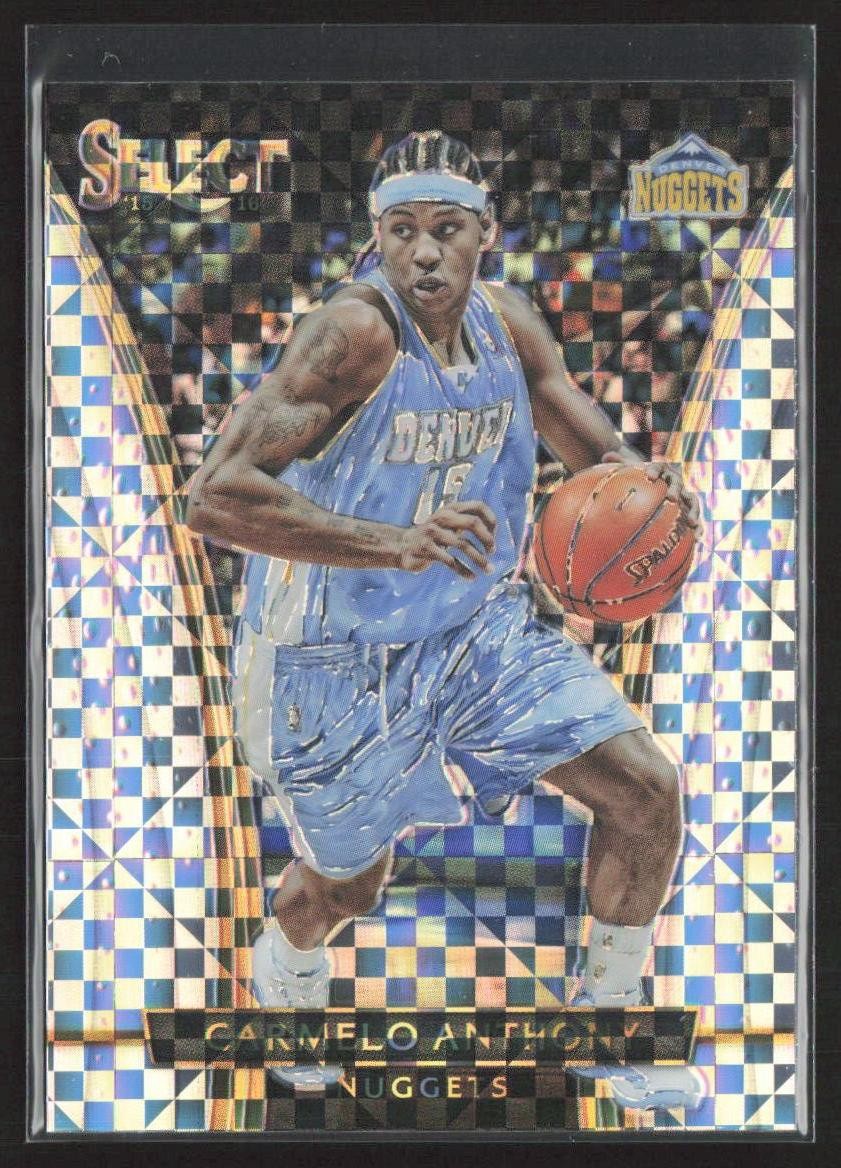 2015-16 Panini Select Silver Prizms Carmelo Anthony #295 Denver Nuggets