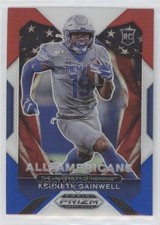 2021 Prizm Draft Picks All-American Red White & Blue Kenneth Gainwell #194 0i39