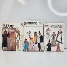 Lot 3 Sewing Patterns Kid Costumes McCall But...