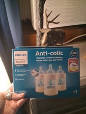 Avent Philips Baby Natural Bottles Anti-Colic Vent Nipple 9oz PACK OF 3 New
