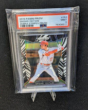 2019 Panini Prizm - SHOHEI OHTANI - #153 Zebra Prizm /99 PSA 9