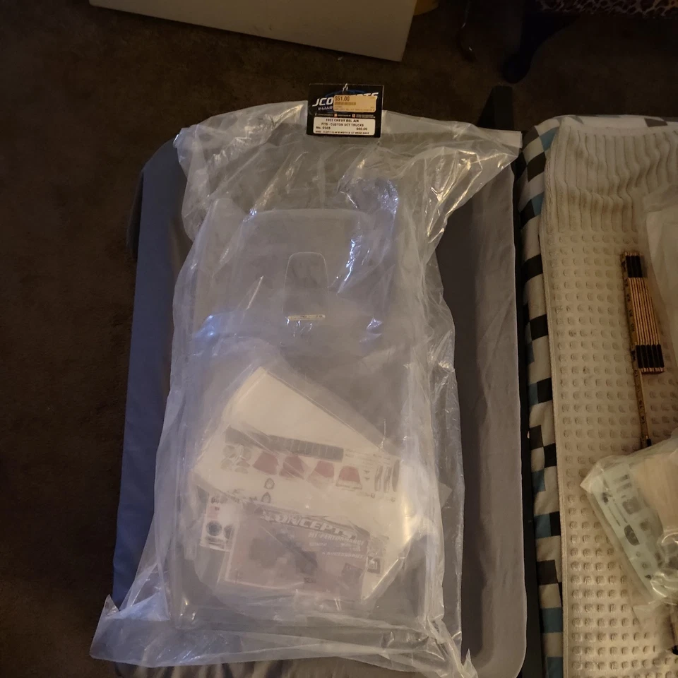 Clear RC Body 1955 CHEVY BEL AIR 1/10 (WB 13" 330mm) (22S/DR10/Slash/Drag) - Image 2 of 2