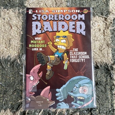 Lisa Simpson Storeroom Raider Comic Book #1 