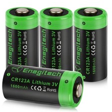 CR123A 3V Lithium Battery, 123 3 Volt Lithium Battery, for Home Security Sens...