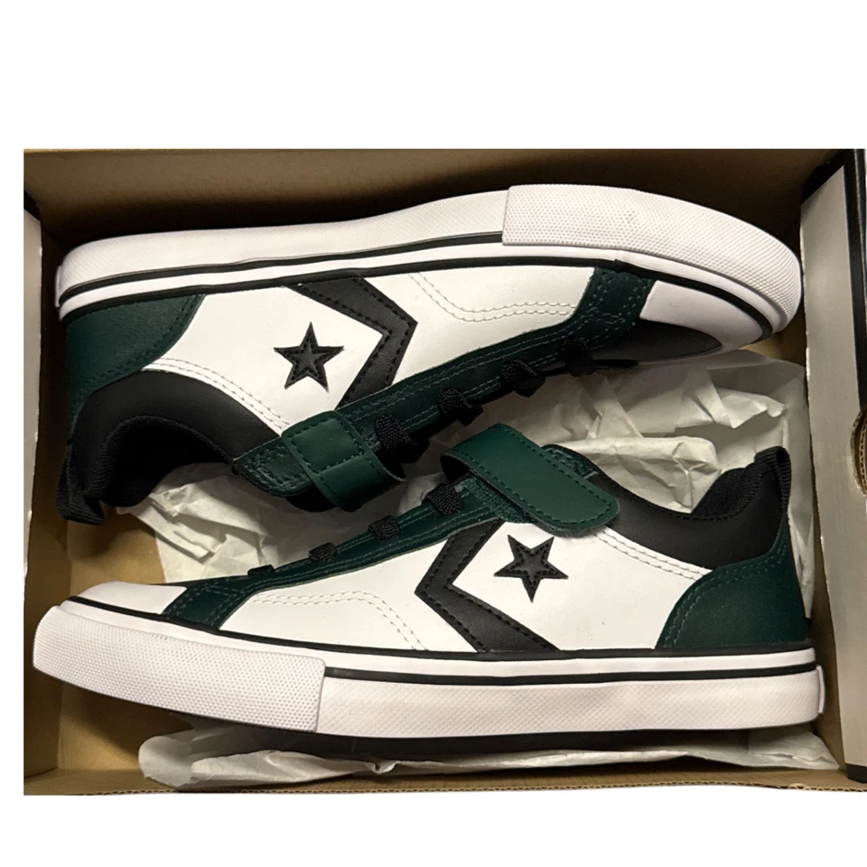 Zapatillas deportivas Converse Pro Blaze Strap Ox Youth 3Y negras verdes A09332C NUEVAS Foto 4 de 4