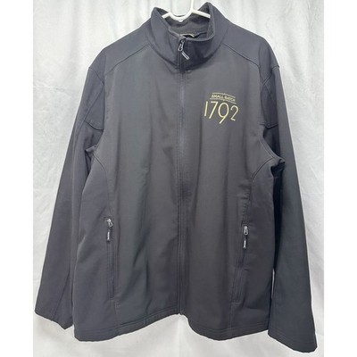 1792 Small Batch Bourbon Black Soft Fleece Lined Full Zip Jacket XL Core365