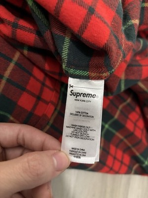 Supreme UNDERCOVER S/S Plaid Flannel Shirt SS23 Size Extra Large