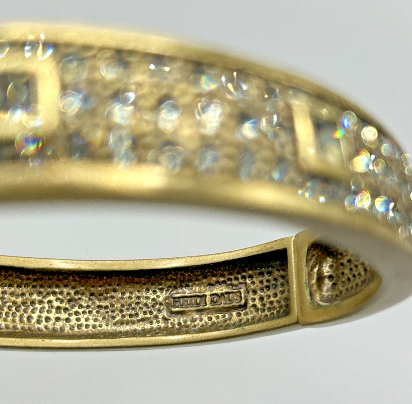 HEIDI DAUS Hinged Stackable Bracelet with Rhinest… - image 4