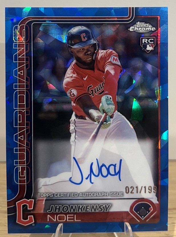 2025 Topps Chrome Sapphire - Jhonkensy Noel Auto #RA-JN /199 (RC, AU)