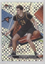 2023-24 Topps Finest Uncommon Checkerboard Refractor Walker Kessler #167 00gy
