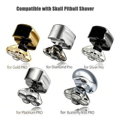 Skull Pitbulls Replacement Heads Blades for Gold, Silver, Platinum