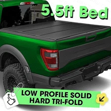 For 2022-2025 TYT Tundra 5.5 FT Hard Tri Fold Low Pro Tonneau Cover Waterproof