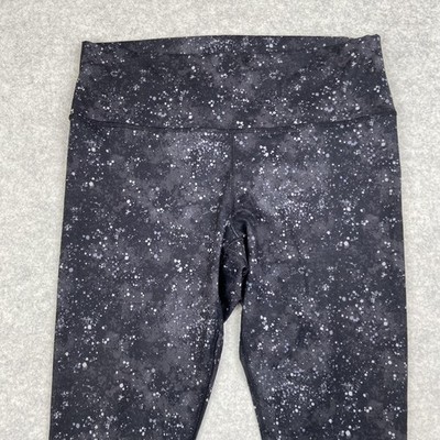 Fabletics Leggings Womens XXL/1X (35x24) Black PowerHold Ankle Spotted Yoga