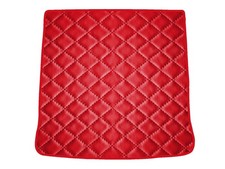Rosso EcoPelle Trapuntata Tappeto bagagliaio per Seat Exeo berlina 2008-2014