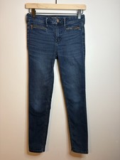 Women  s Abercrombie Fitch Super Skinny Ankle Jean Signature Collection size 26R