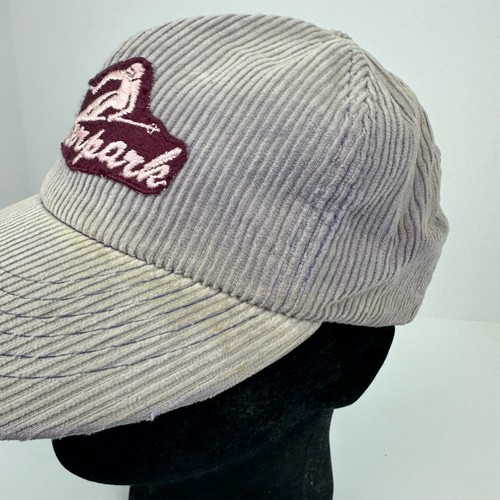 Vintage Winter Park Colorado Skigebiet verblasst lila Cord Snapback Mütze Kappe - Bild 4 von 17