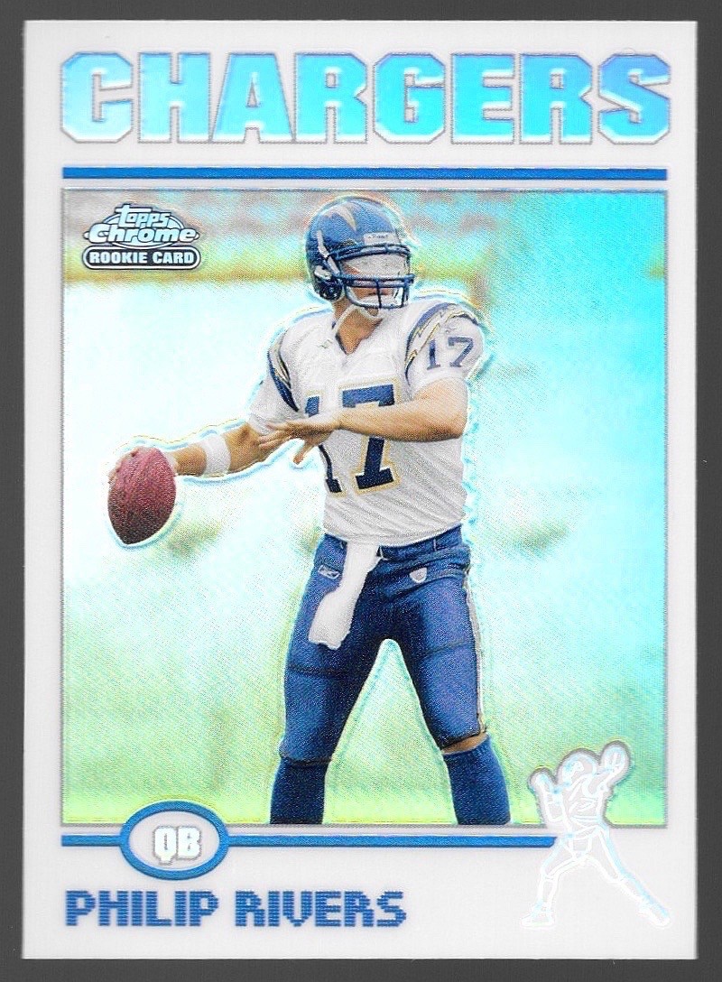2004 Topps Chrome Refractor Philip Rivers #230 Rookie RC - Chargers