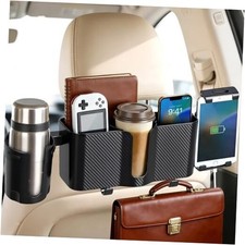 Boost 3 in 1 Car Backseat Organizer, Back Seat Storage with Cup Holder, Tissue