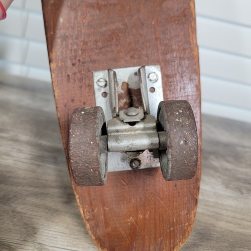Raro skateboard vintage in legno Apollo USA SkateShip anni '60 Southern Associated - Foto 11 di 16